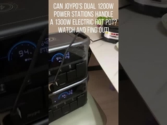 Can Joypo's Dual 1200W Power Stations Handle A 1300W Electric Hot Pot?