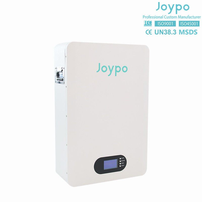 Home Solar Power Wall Battery 51.2V 5KWH LiFePO4 Battery With Smart BMS And Displayer