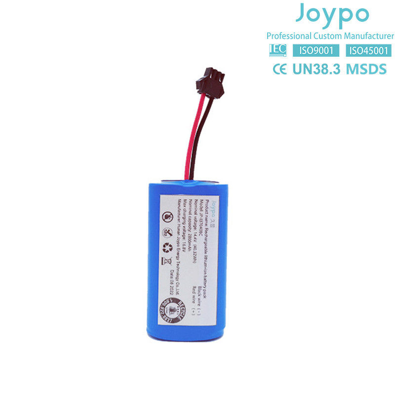 18650 Rechargeable OEM Lithium Battery Pack 14.4V 2800mAh For Robot Vacuum Cleaner