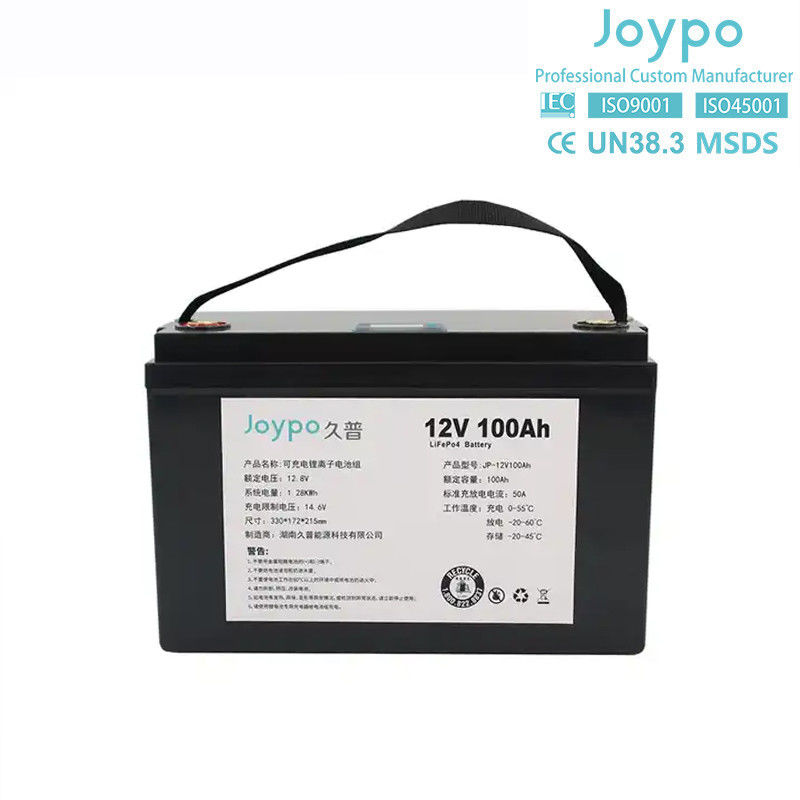 Deep Cycle Lifepo4 Marine Lithium Battery 12.8V 100Ah IP67 Waterproof For Boat