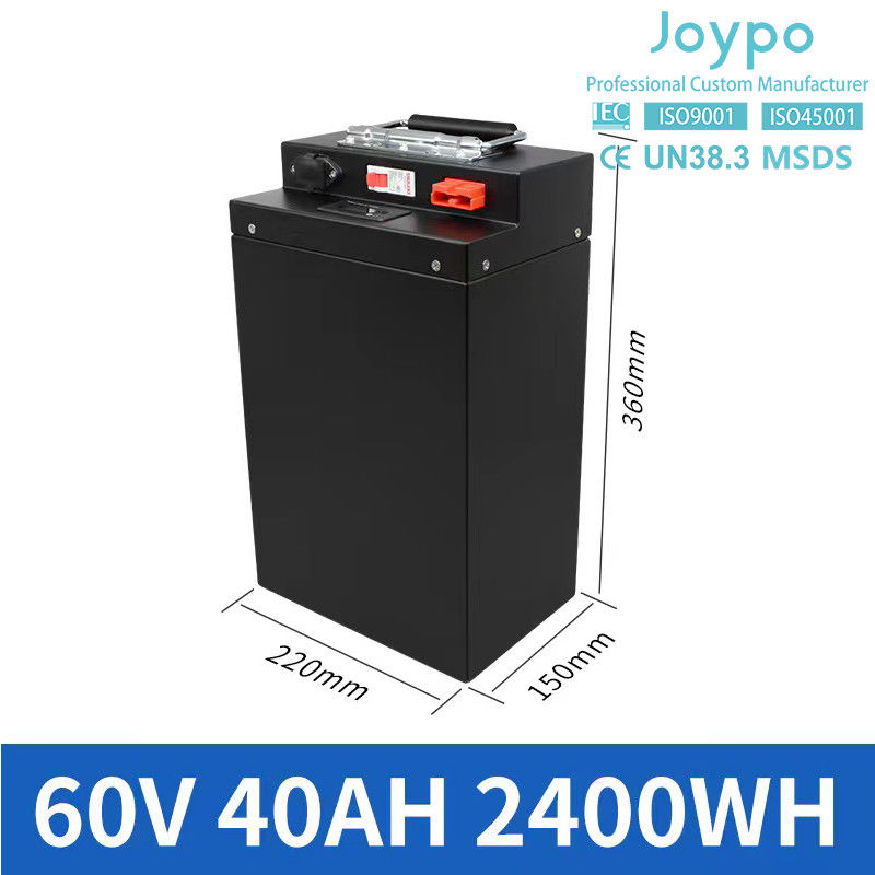 60V Electric Scooter Lithium Battery 20AH 30AH 40AH 50AH For 2 / 3 Wheels Vehicle