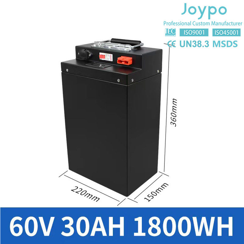 60V Electric Scooter Lithium Battery 20AH 30AH 40AH 50AH For 2 / 3 Wheels Vehicle