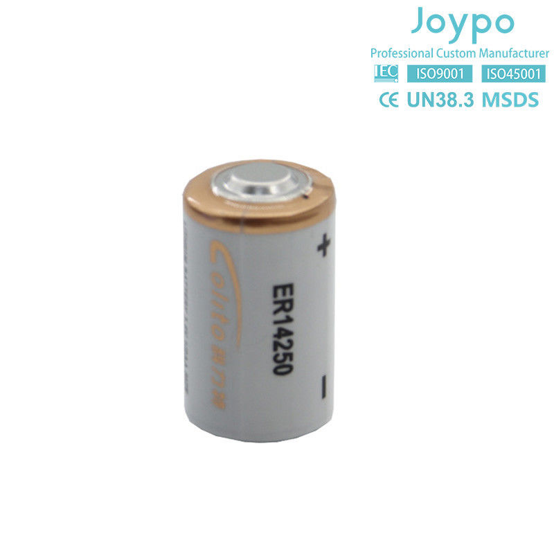 Disposable ER14250 Lithium Battery 3.6V 1.2Ah Lithium Cell For Electricity Meter