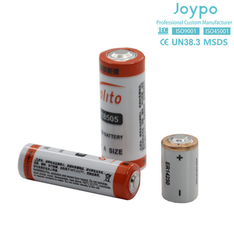 Disposable ER14250 Lithium Battery 3.6V 1.2Ah Lithium Cell For Electricity Meter