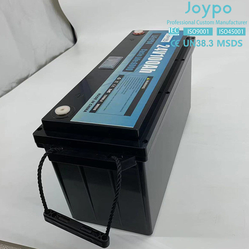 100Ah 200Ah Lithium Ion LiFePO4 Battery 24 Volt Deep Cycle Battery For RV Campers
