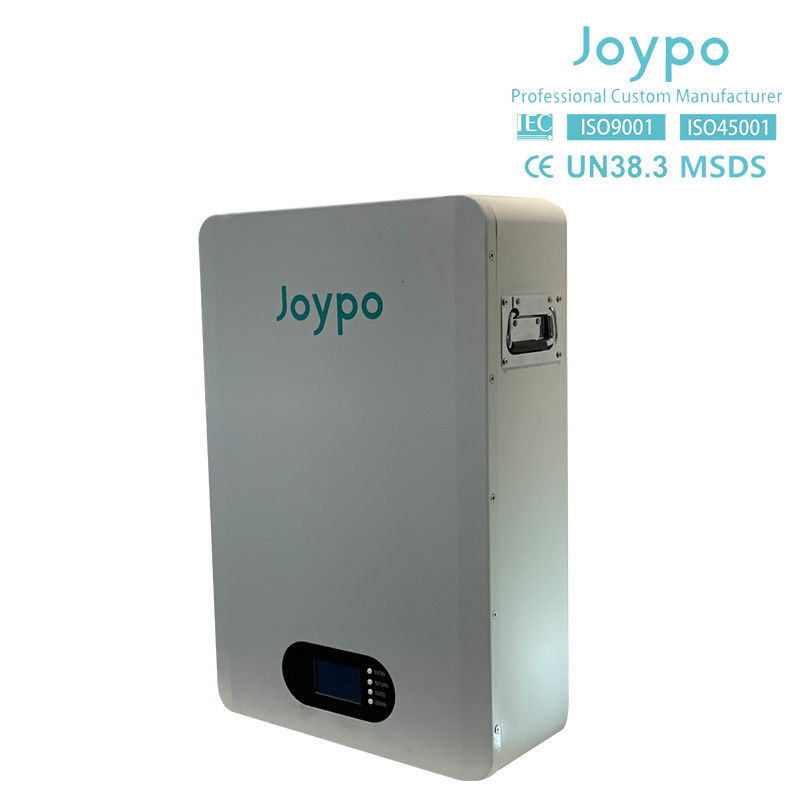Home 16S1P Power Wall Battery LiFePO4 Li Ion Solar Battery For Power Storage System