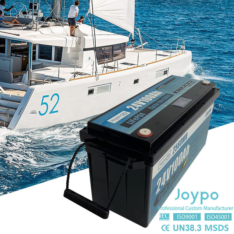 Bluetooth Optional 24V Marine Boat Battery Deep Cycle For Trolling Motor Efficiency