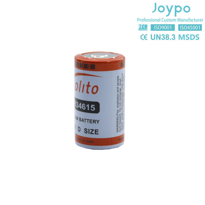ER34615 3.6V Lithium Battery Cell 19000MAH Long Life Lithium Thionyl Chloride Battery