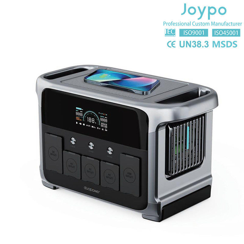 Portable Lithium Ion Battery Pack 1200W Solar Power For Outdoor Party And Camping