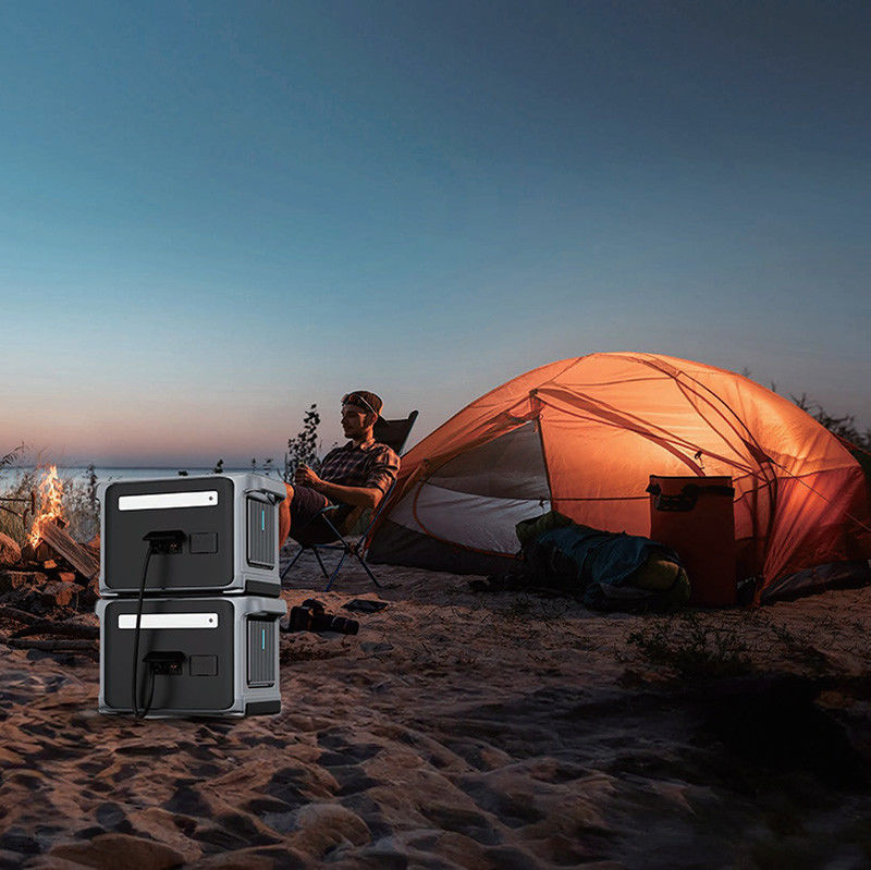 2400W Large Output Portable Solar Panel Generator Power System For Home