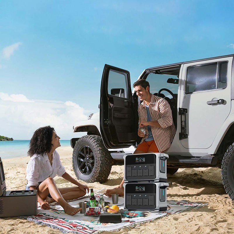 1200W Solar Generator Portable Power Station For Camping With Bidirectional Inverter