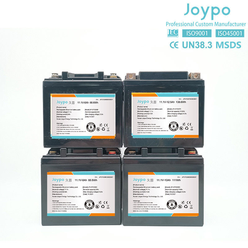 18650 Rechargeable 11.1V Portable Lithium Ion Battery Pack For Medical Devices