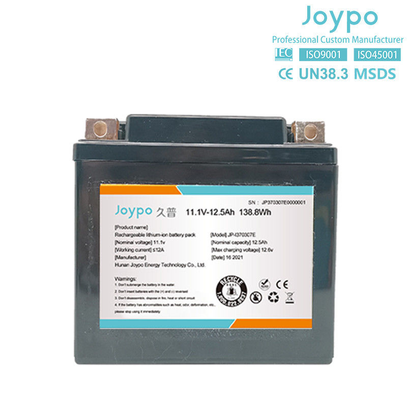 18650 Rechargeable 11.1V Portable Lithium Ion Battery Pack For Medical Devices