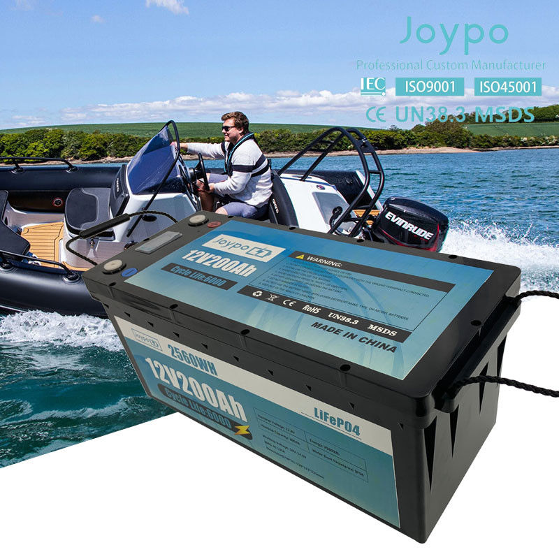 LiFePO4 12 Volt Lithium Ion Marine Battery For Marine Boat Trolling Motor