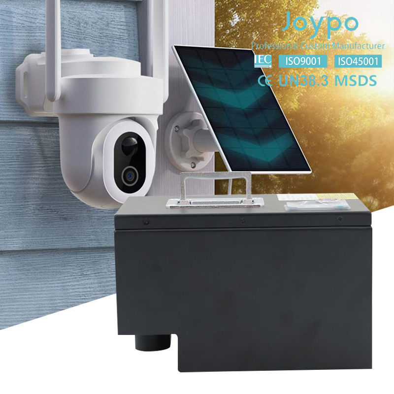 Rechargeable 12 Volt LiFePO4 Lithium Ion Battery For Security Camera Outdoor Solar Lights