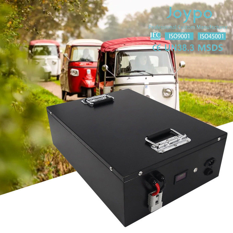 Auto E Rickshaw LiFePO4 Lithium Battery 48V 51.2V 80Ah Grade A Overcurrent Protection