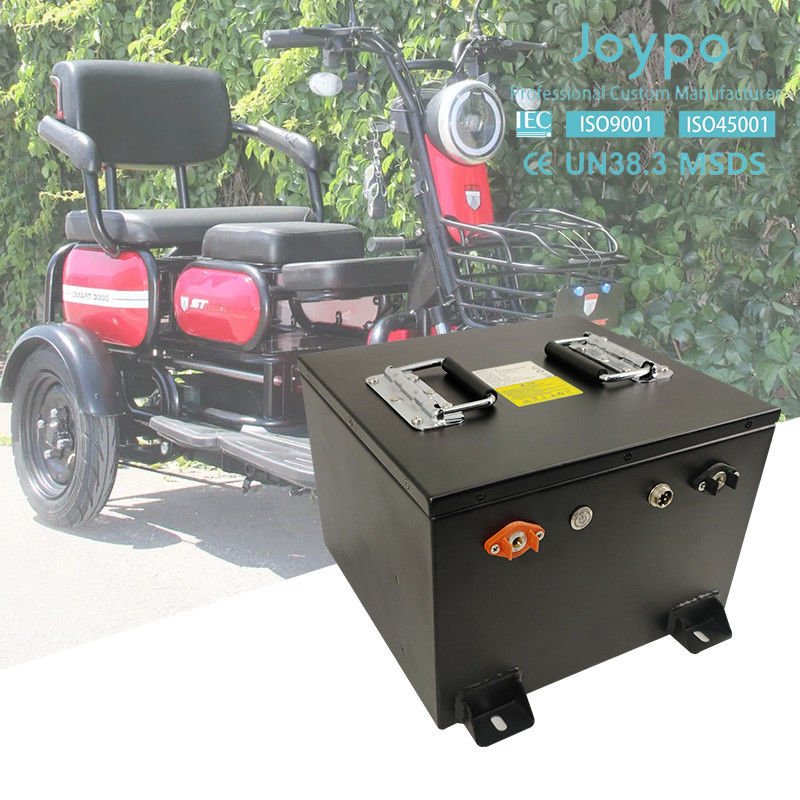 Cycle Life 4000 Times Long Last 48V 50Ah Lithium Battery For Electric Three Wheeler 25A Charge Current