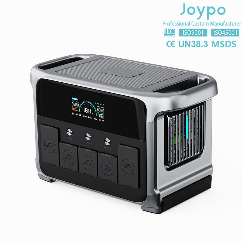 LiFePO4 Battery Portable Power Station 1200W Off Grid Solar Power System For Home