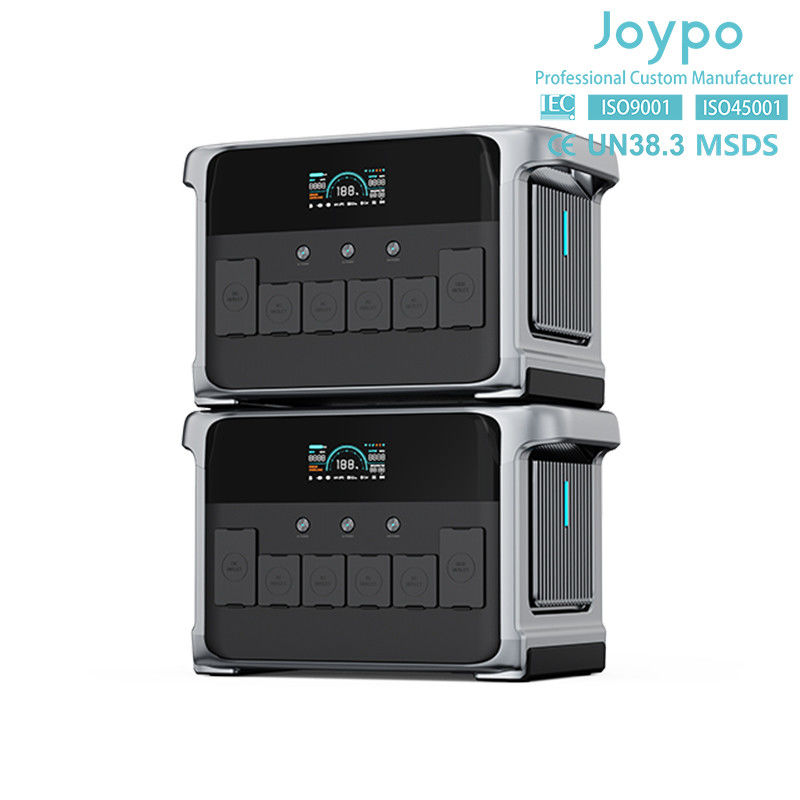 2400W Portable Solar Power Generator For Home With Expandable AC Output And Capacity