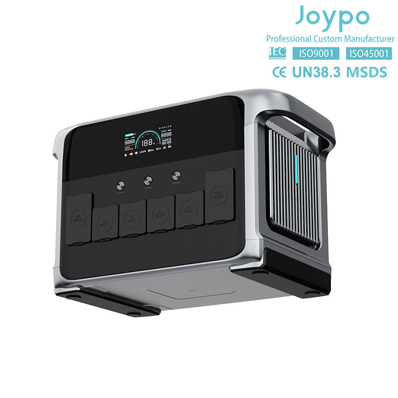 2400W Portable Solar Generator Home Backup UPS With Quick Charge USB And LED Light