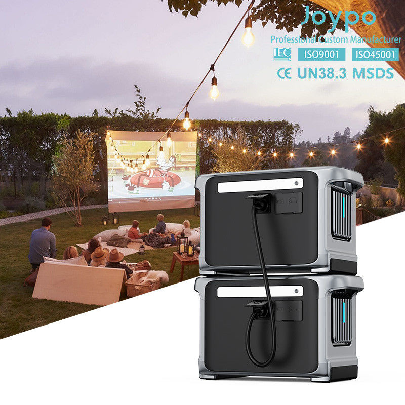 Portable Solar Electric Generator 1200W 110V 220V Backup UPS Solar Generator With Car Charging