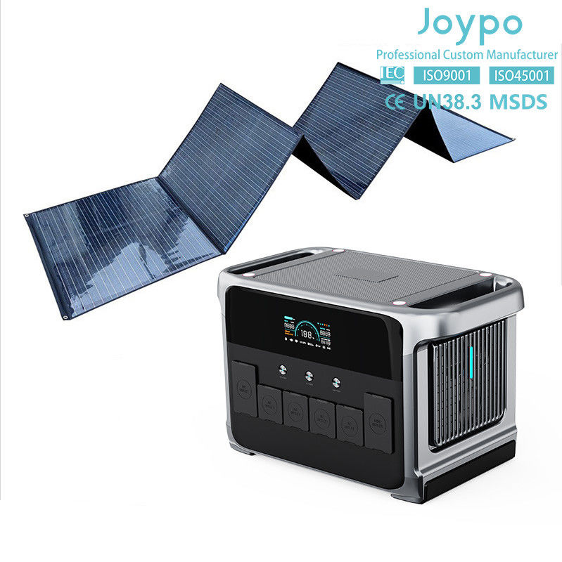 4.8kW 2.4kW Lifepo4 Portable Power Station Solar Generator For Camping House Apartment