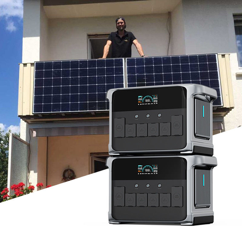 Joypo 2160Wh 2400W Portable Off Grid Solar Generators For Balcony Solar System